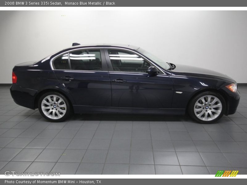 Monaco Blue Metallic / Black 2008 BMW 3 Series 335i Sedan