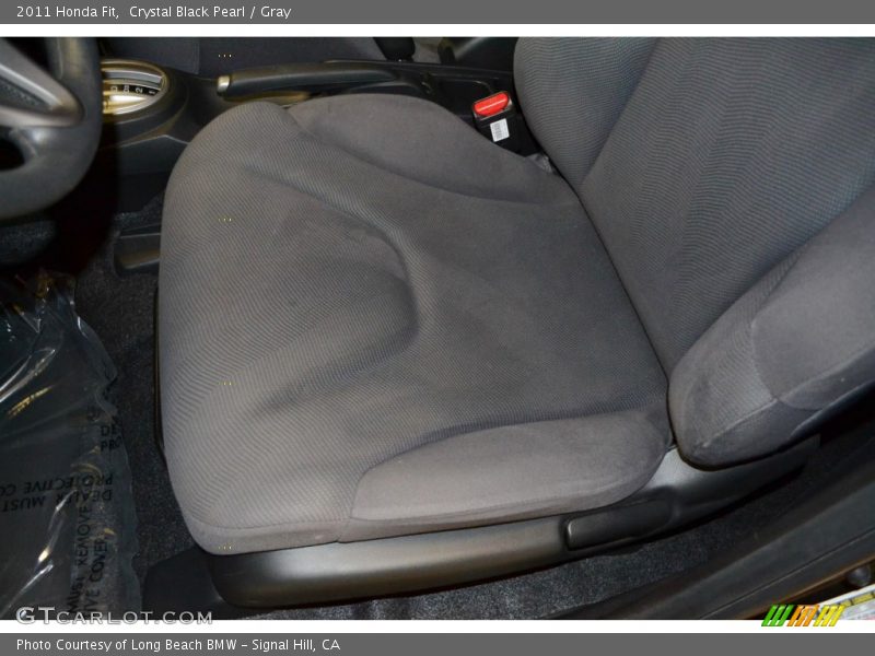 Crystal Black Pearl / Gray 2011 Honda Fit