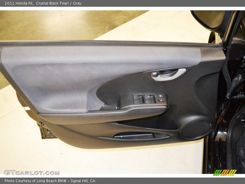 Crystal Black Pearl / Gray 2011 Honda Fit