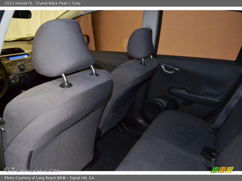Crystal Black Pearl / Gray 2011 Honda Fit