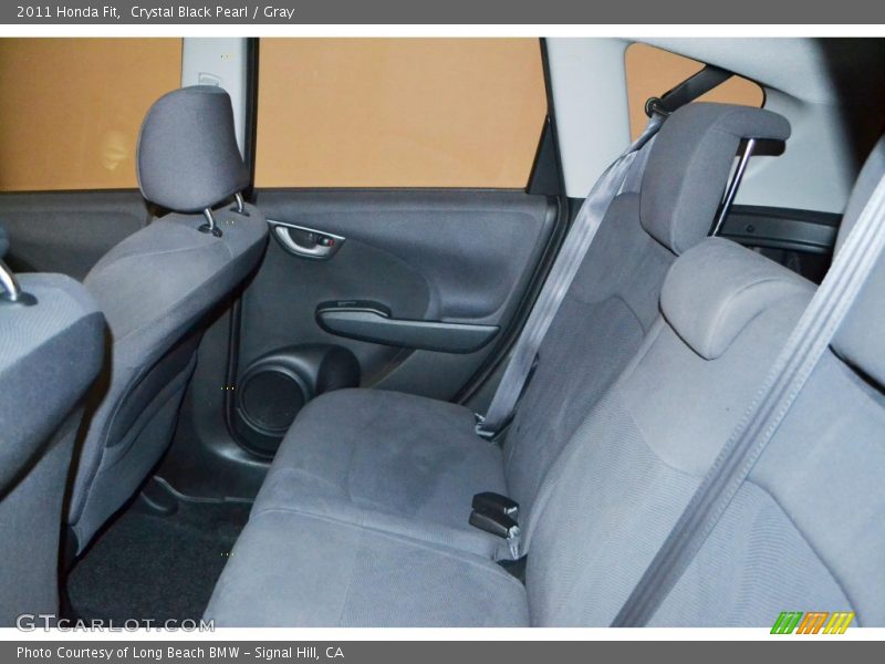 Crystal Black Pearl / Gray 2011 Honda Fit