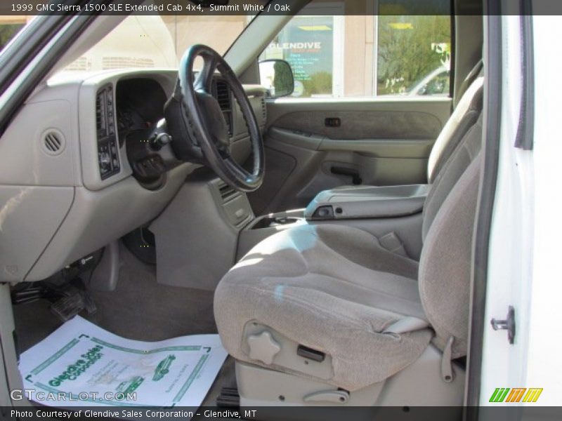 Summit White / Oak 1999 GMC Sierra 1500 SLE Extended Cab 4x4