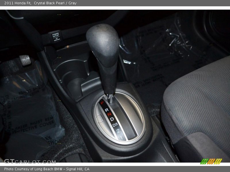 Crystal Black Pearl / Gray 2011 Honda Fit
