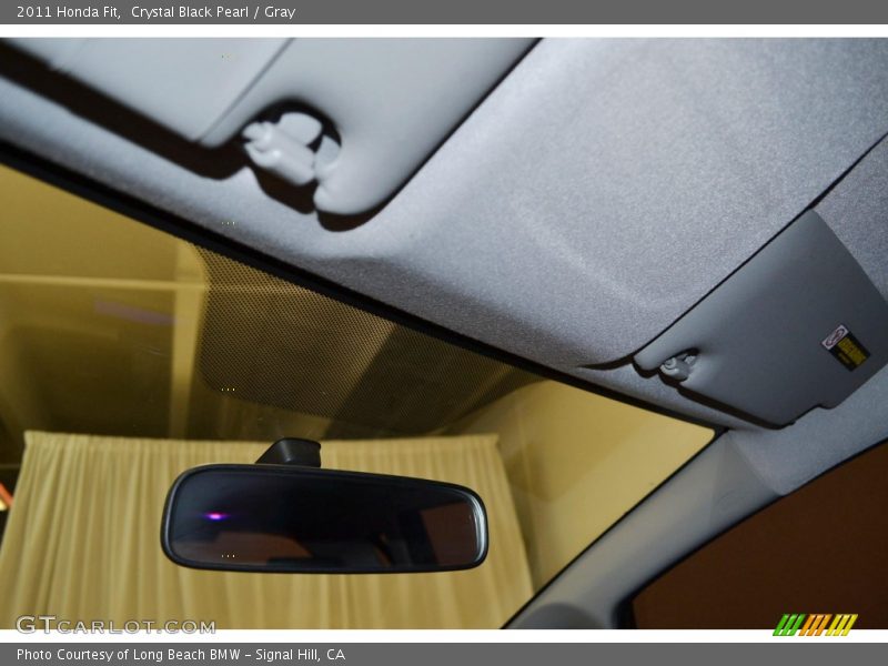 Crystal Black Pearl / Gray 2011 Honda Fit