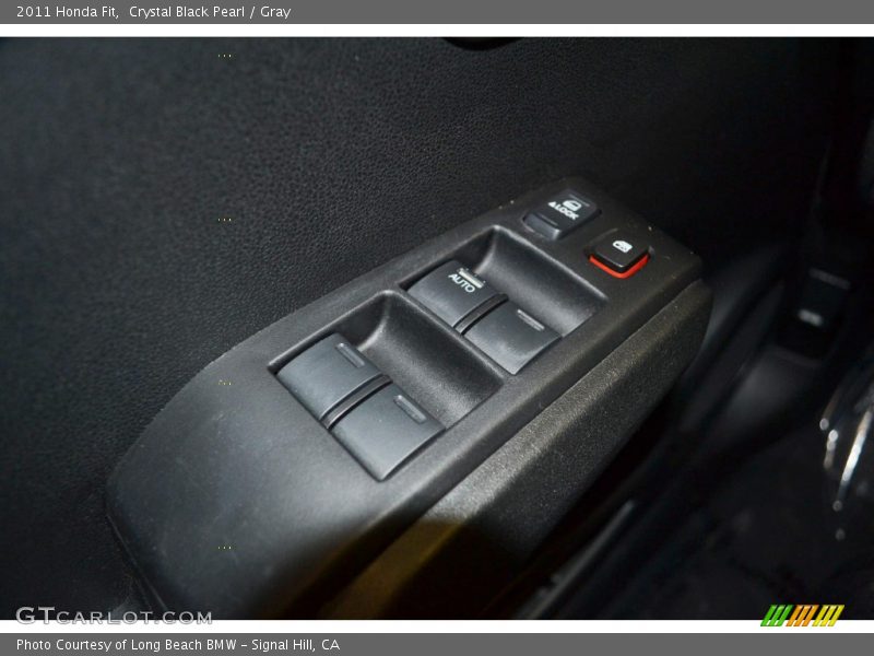 Crystal Black Pearl / Gray 2011 Honda Fit