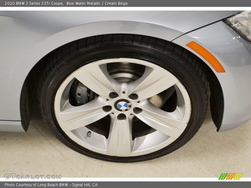 Blue Water Metallic / Cream Beige 2010 BMW 3 Series 335i Coupe