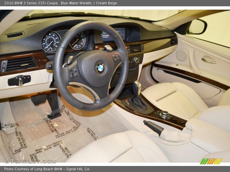 Cream Beige Interior - 2010 3 Series 335i Coupe 