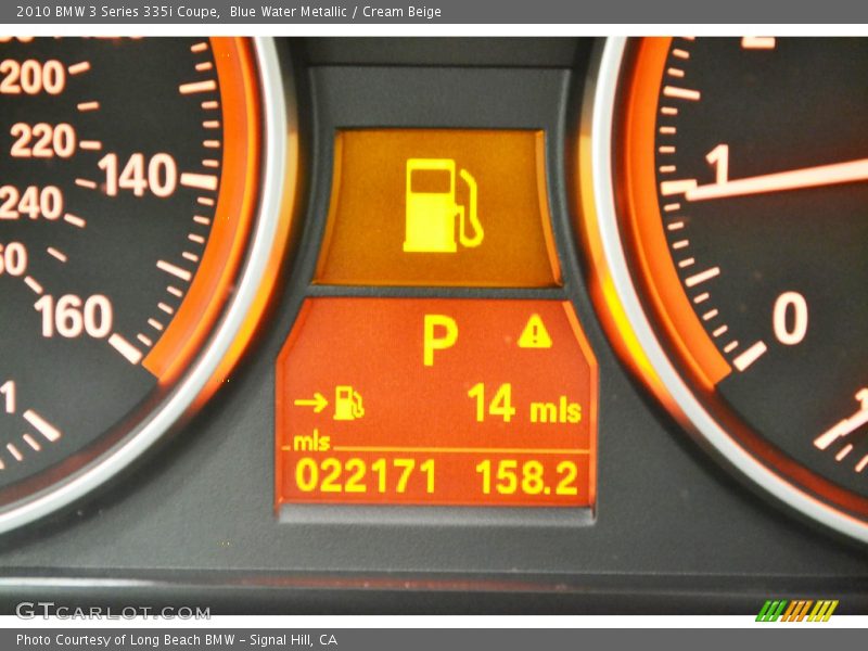 Blue Water Metallic / Cream Beige 2010 BMW 3 Series 335i Coupe