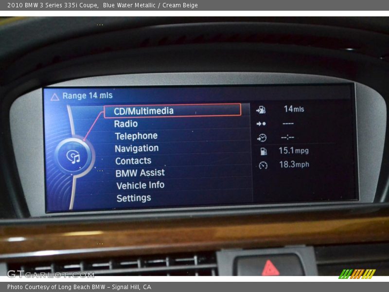 Blue Water Metallic / Cream Beige 2010 BMW 3 Series 335i Coupe