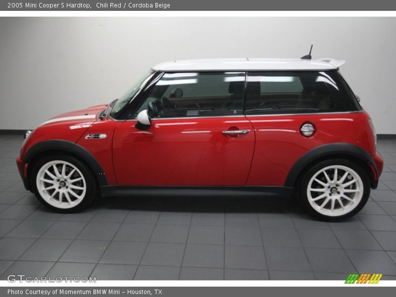 Chili Red / Cordoba Beige 2005 Mini Cooper S Hardtop