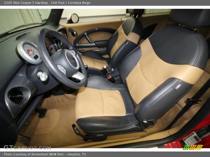Chili Red / Cordoba Beige 2005 Mini Cooper S Hardtop