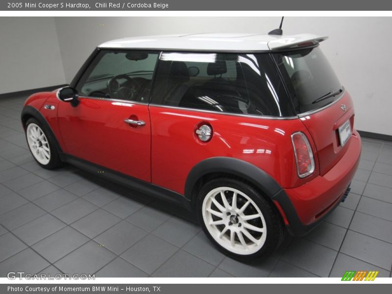 Chili Red / Cordoba Beige 2005 Mini Cooper S Hardtop