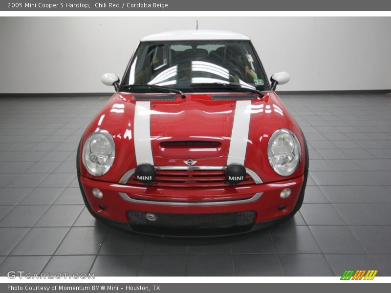 Chili Red / Cordoba Beige 2005 Mini Cooper S Hardtop