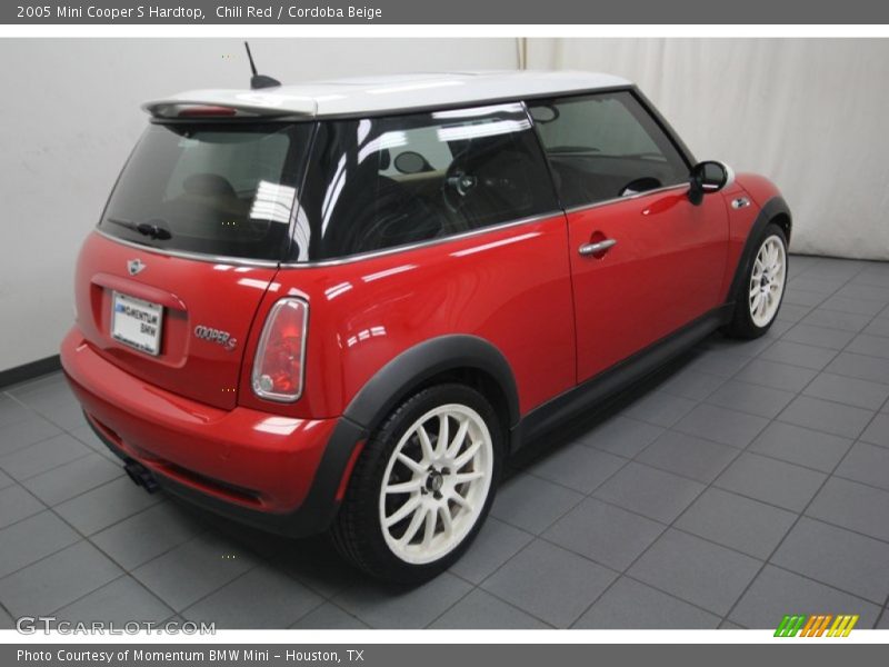 Chili Red / Cordoba Beige 2005 Mini Cooper S Hardtop