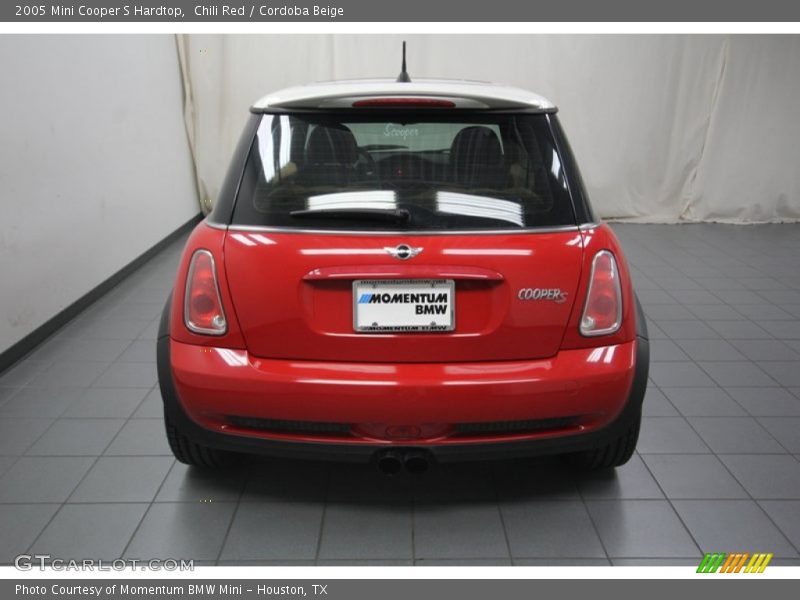 Chili Red / Cordoba Beige 2005 Mini Cooper S Hardtop