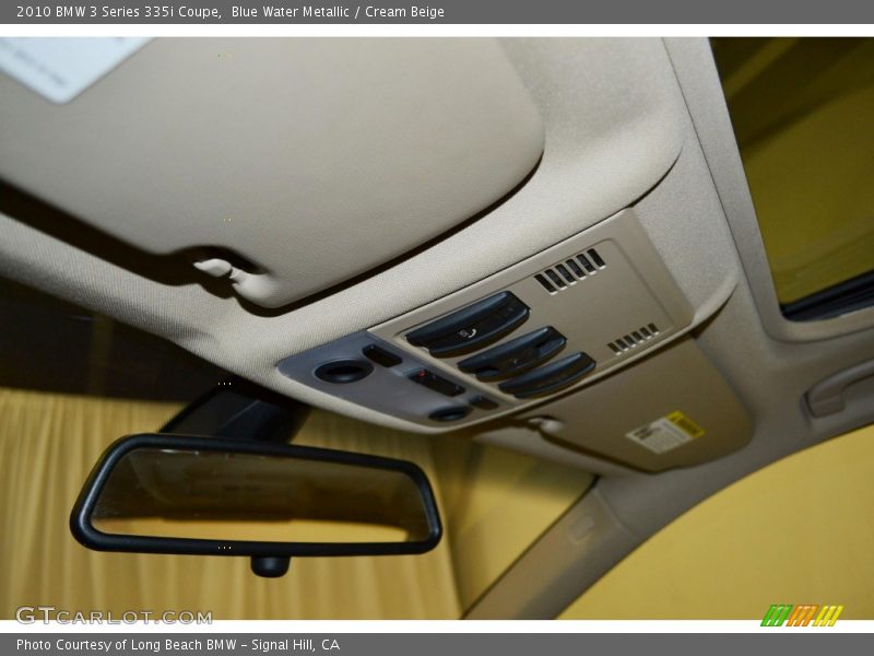 Blue Water Metallic / Cream Beige 2010 BMW 3 Series 335i Coupe