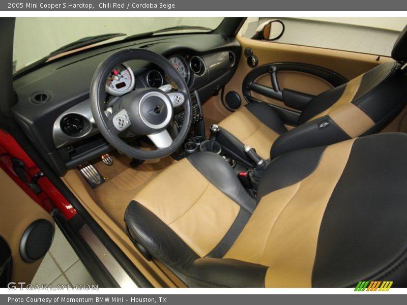  2005 Cooper S Hardtop Cordoba Beige Interior