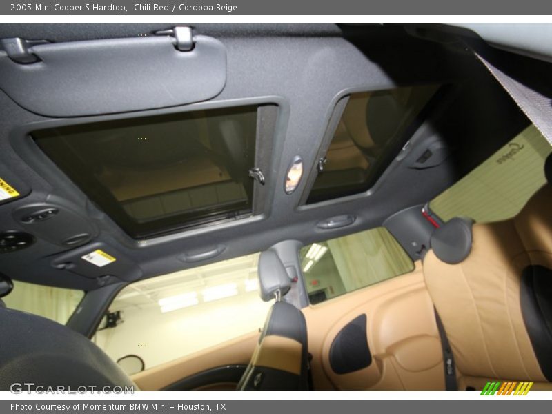 Chili Red / Cordoba Beige 2005 Mini Cooper S Hardtop