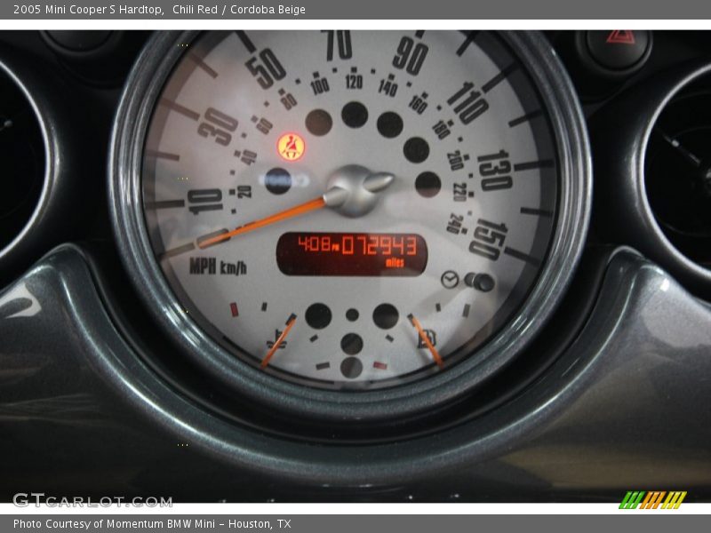 Chili Red / Cordoba Beige 2005 Mini Cooper S Hardtop