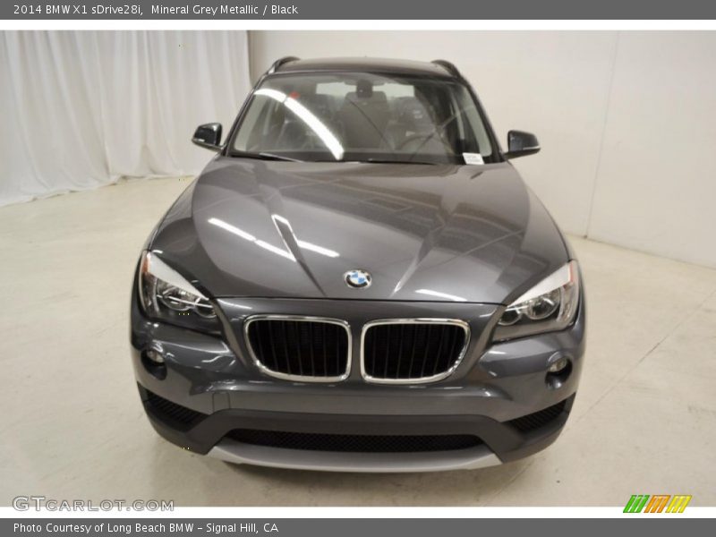 Mineral Grey Metallic / Black 2014 BMW X1 sDrive28i