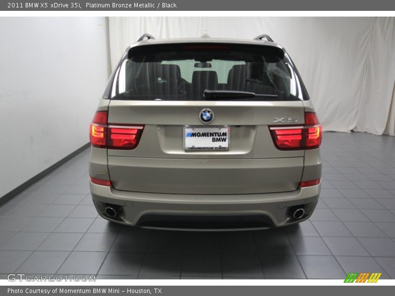 Platinum Bronze Metallic / Black 2011 BMW X5 xDrive 35i