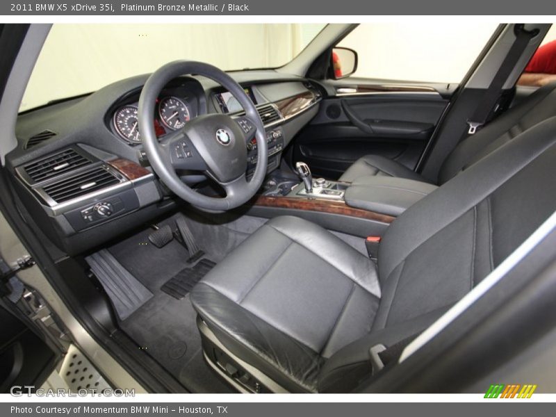 Platinum Bronze Metallic / Black 2011 BMW X5 xDrive 35i