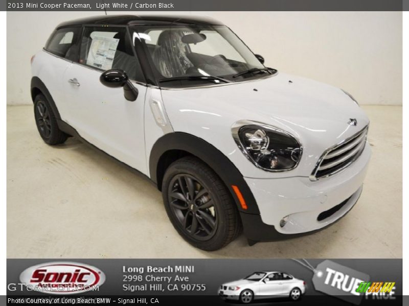 Light White / Carbon Black 2013 Mini Cooper Paceman