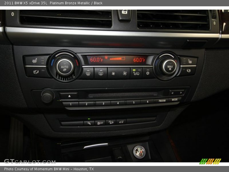 Platinum Bronze Metallic / Black 2011 BMW X5 xDrive 35i
