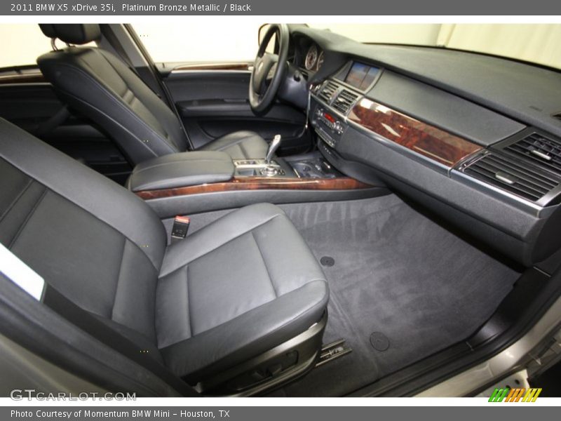 Platinum Bronze Metallic / Black 2011 BMW X5 xDrive 35i