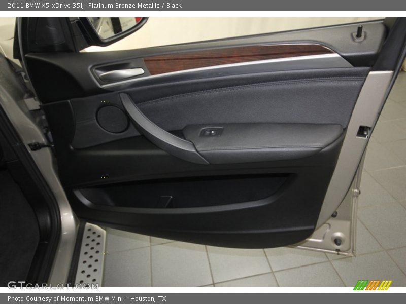 Platinum Bronze Metallic / Black 2011 BMW X5 xDrive 35i