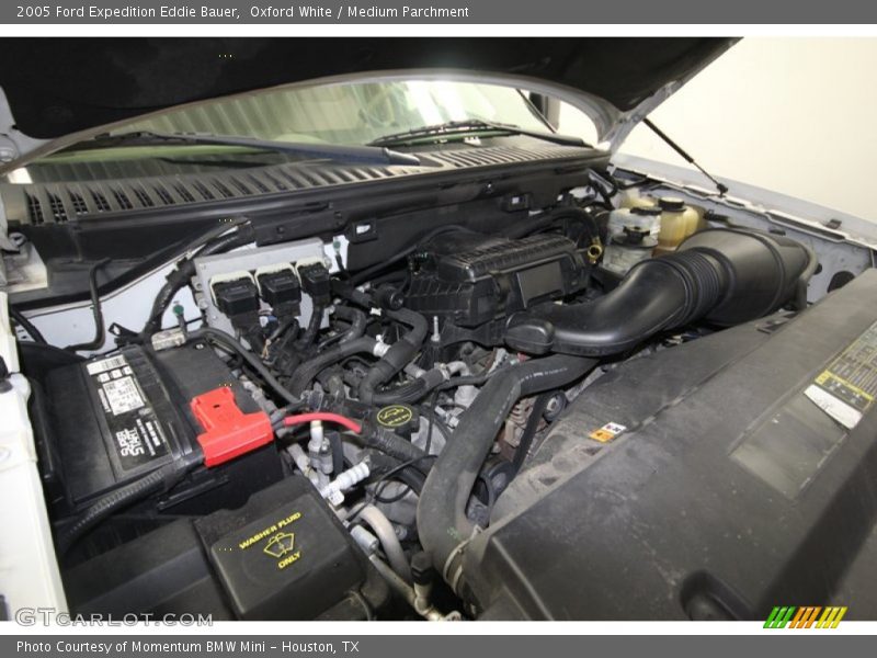 Oxford White / Medium Parchment 2005 Ford Expedition Eddie Bauer