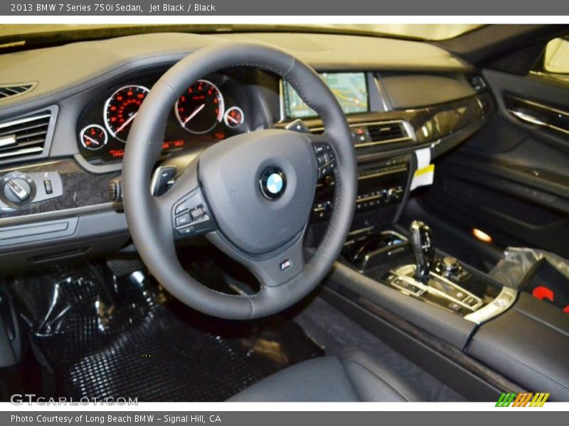 Jet Black / Black 2013 BMW 7 Series 750i Sedan