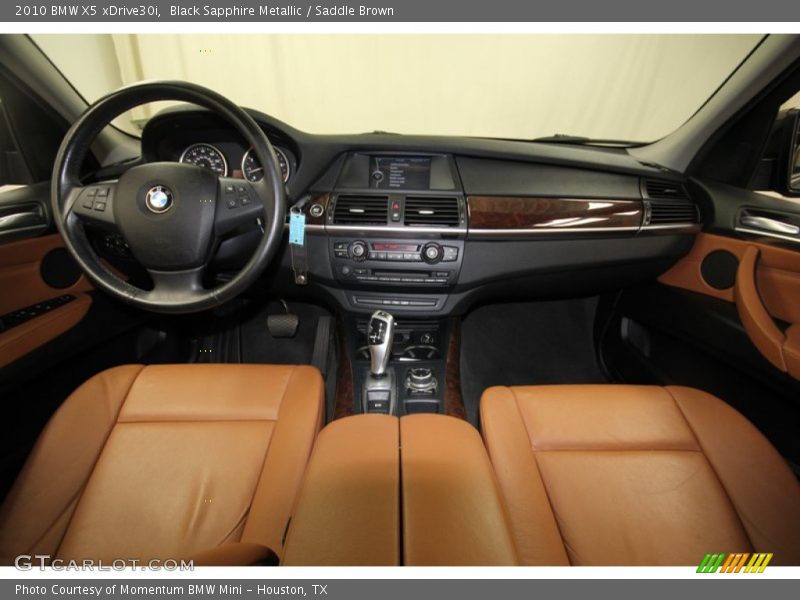 Black Sapphire Metallic / Saddle Brown 2010 BMW X5 xDrive30i