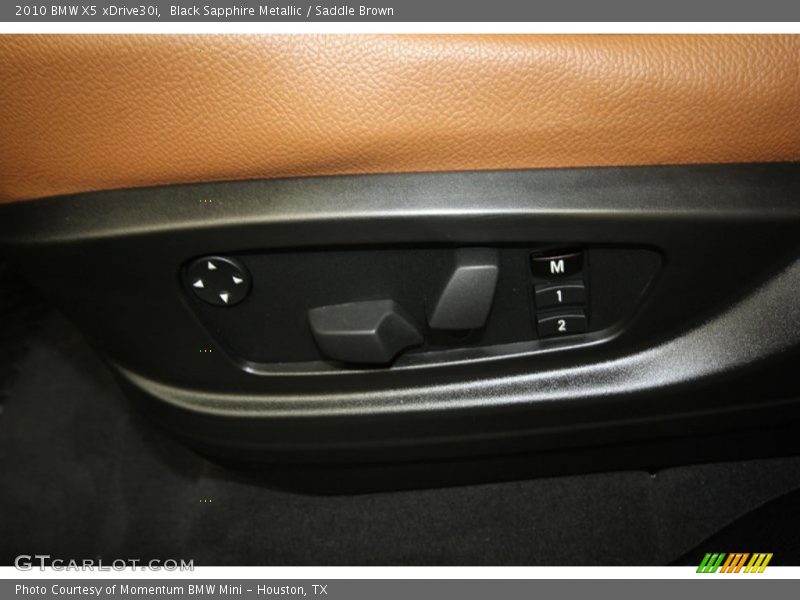 Black Sapphire Metallic / Saddle Brown 2010 BMW X5 xDrive30i