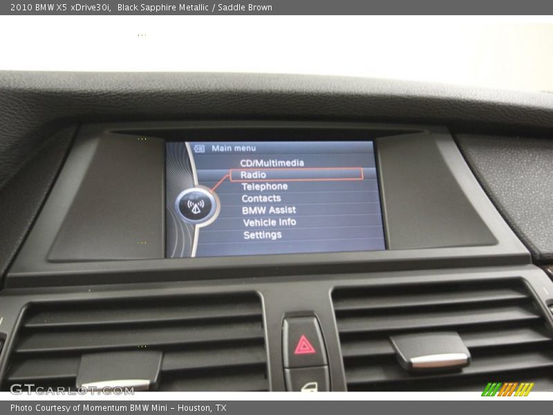 Black Sapphire Metallic / Saddle Brown 2010 BMW X5 xDrive30i