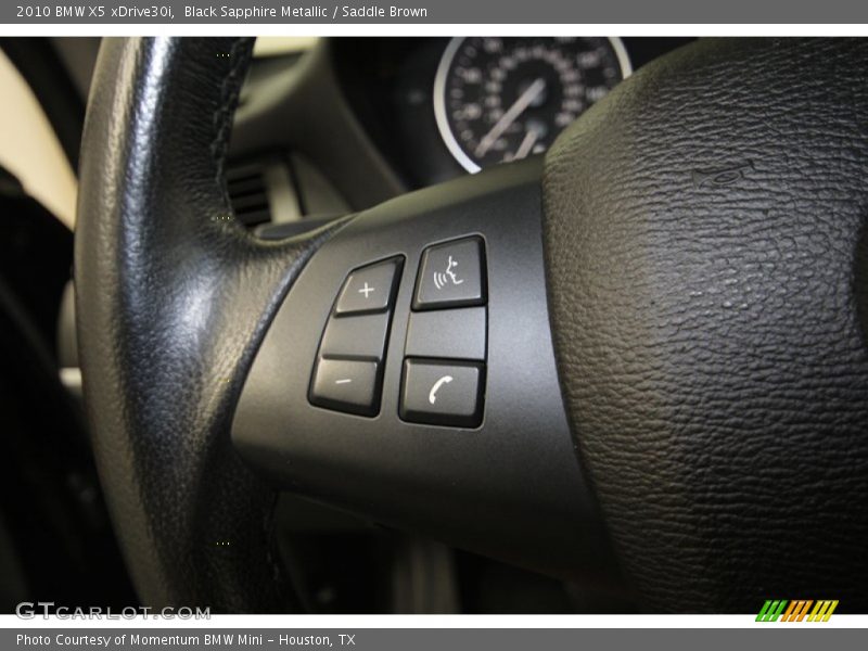 Black Sapphire Metallic / Saddle Brown 2010 BMW X5 xDrive30i