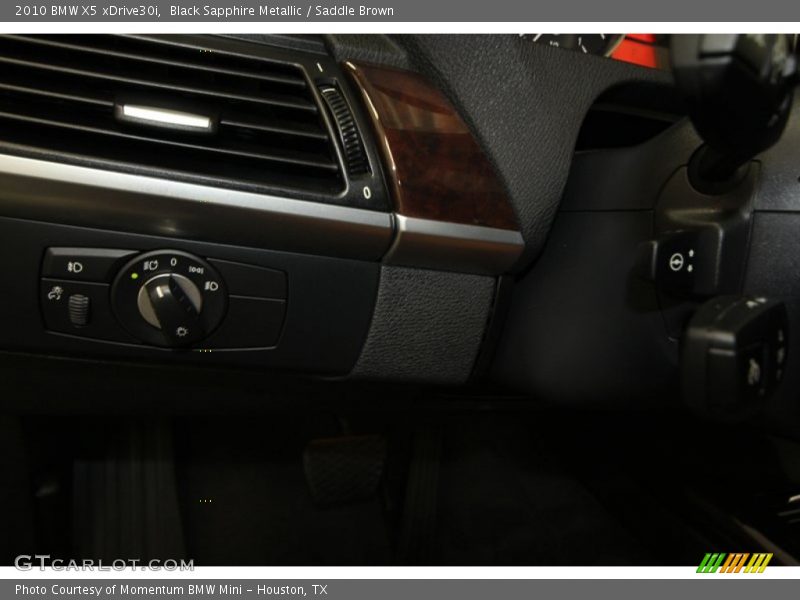 Black Sapphire Metallic / Saddle Brown 2010 BMW X5 xDrive30i