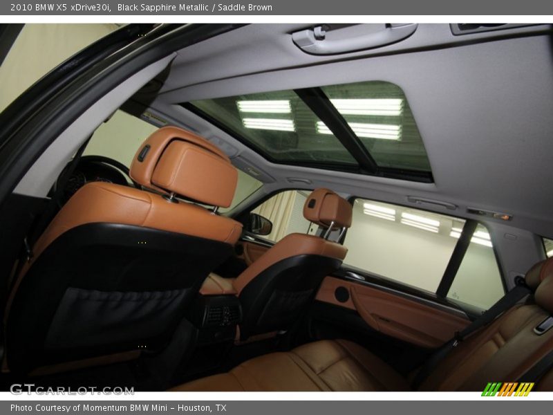 Black Sapphire Metallic / Saddle Brown 2010 BMW X5 xDrive30i