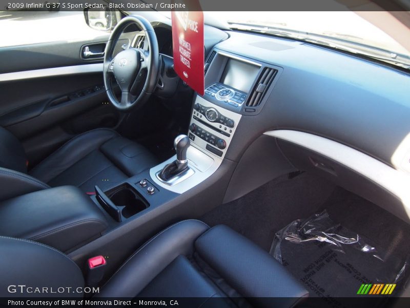 Black Obsidian / Graphite 2009 Infiniti G 37 S Sport Sedan