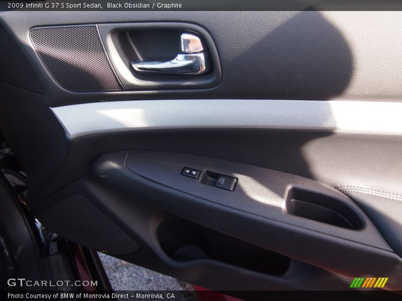 Black Obsidian / Graphite 2009 Infiniti G 37 S Sport Sedan
