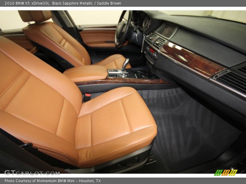 Black Sapphire Metallic / Saddle Brown 2010 BMW X5 xDrive30i