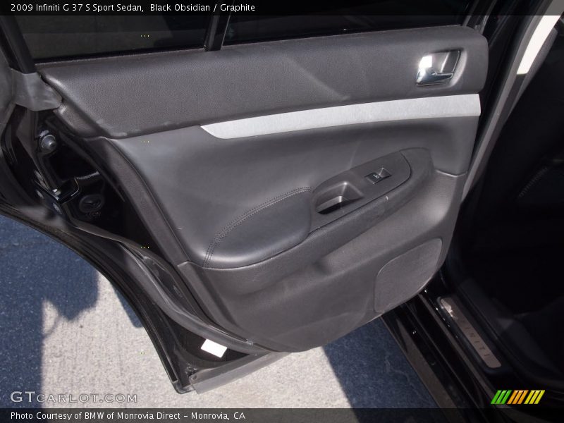 Black Obsidian / Graphite 2009 Infiniti G 37 S Sport Sedan