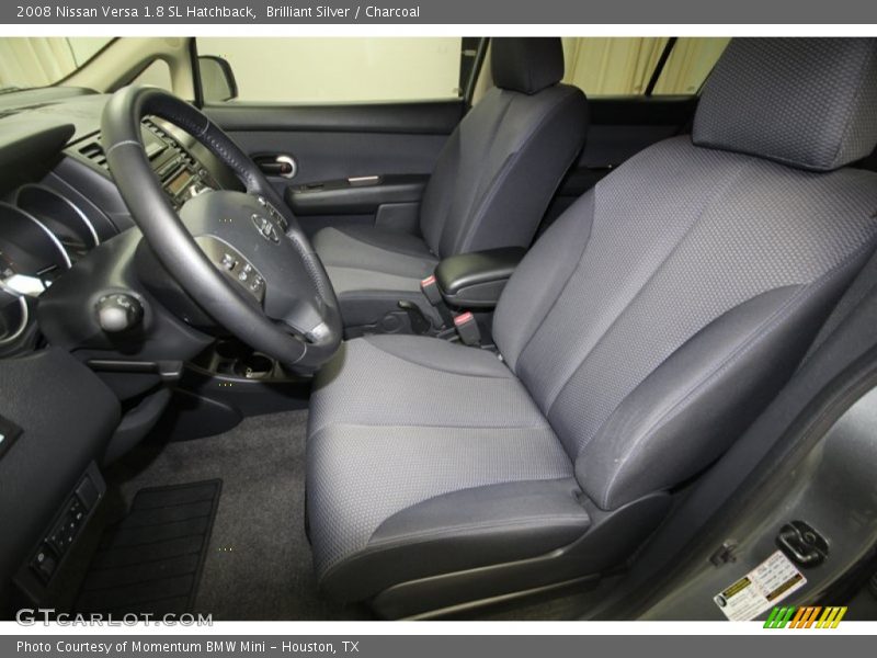 Brilliant Silver / Charcoal 2008 Nissan Versa 1.8 SL Hatchback