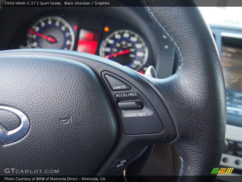 Black Obsidian / Graphite 2009 Infiniti G 37 S Sport Sedan