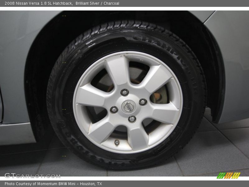 Brilliant Silver / Charcoal 2008 Nissan Versa 1.8 SL Hatchback