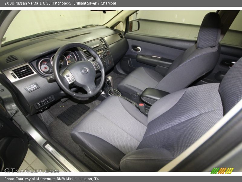 Brilliant Silver / Charcoal 2008 Nissan Versa 1.8 SL Hatchback