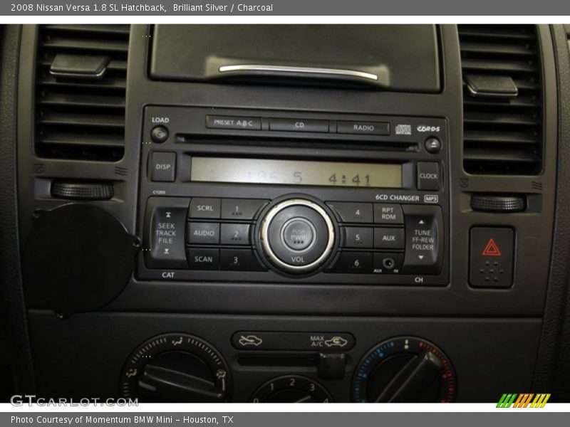 Brilliant Silver / Charcoal 2008 Nissan Versa 1.8 SL Hatchback