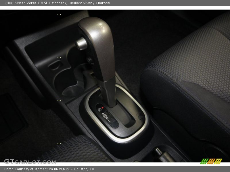 Brilliant Silver / Charcoal 2008 Nissan Versa 1.8 SL Hatchback