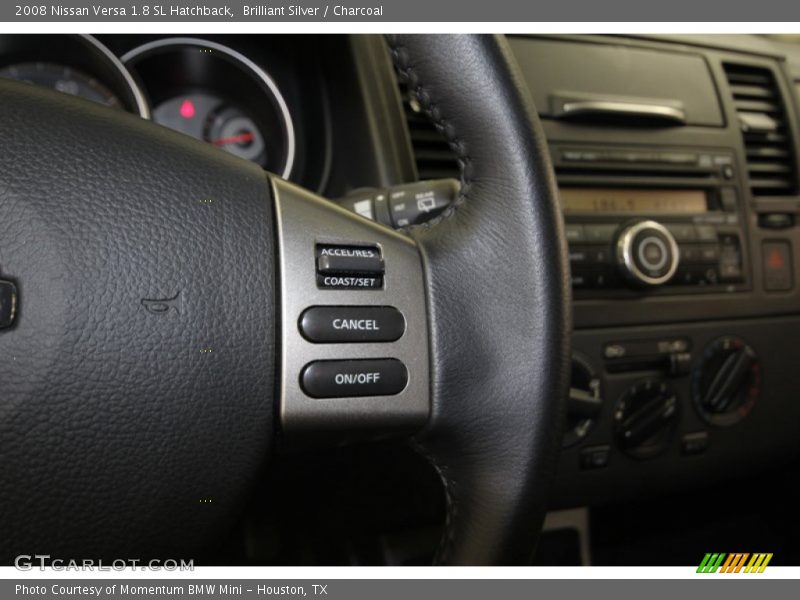 Brilliant Silver / Charcoal 2008 Nissan Versa 1.8 SL Hatchback