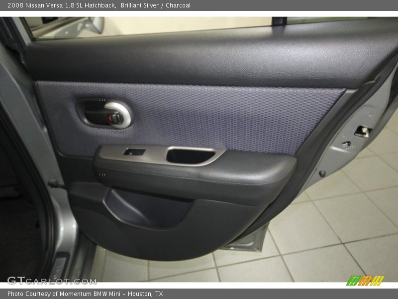 Brilliant Silver / Charcoal 2008 Nissan Versa 1.8 SL Hatchback